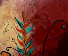 Untitled, 2014, 11"x14", Acrylic on canvas panel